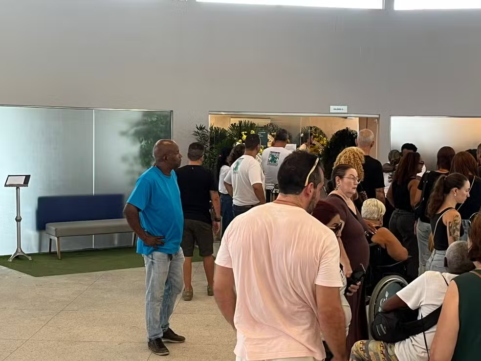 Velório do mestre de capoeira assassinado em Niterói