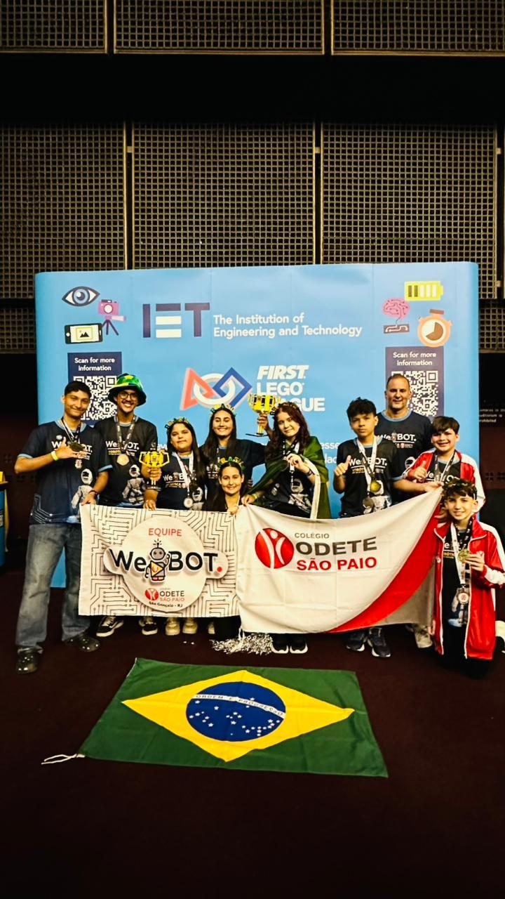 Equipe de São Gonçalo conquista primeiro lugar em torneio internacional de robótica no Reino Unido