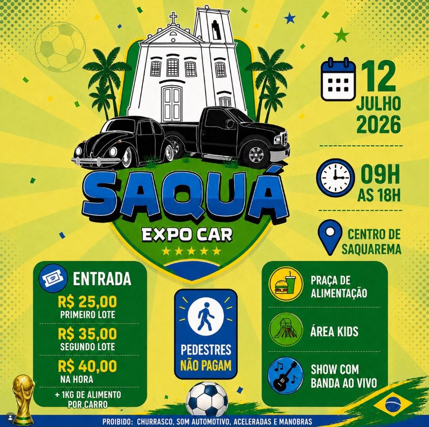 4ª Saquá Expo Car reuniu raridades e customizados no coração de Saquarema
